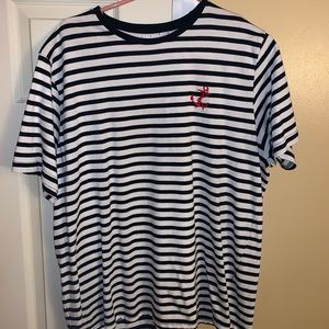 RICKY SINGH Men’s Striped Anchor Shirt